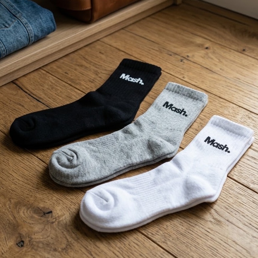 Kit com 6 Pares De Meias Mash Cano Médio (34 ao 43)