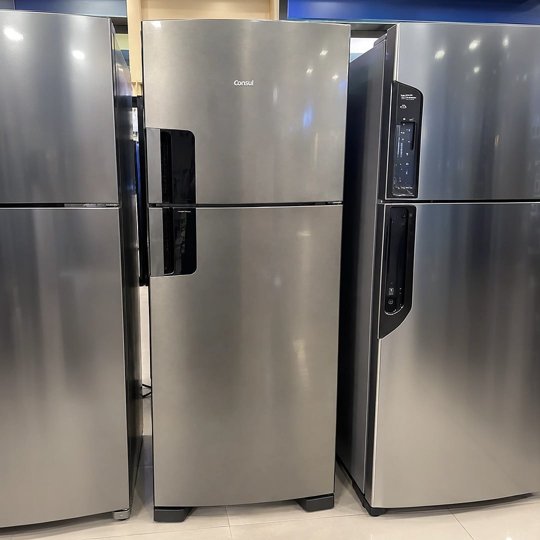 Geladeira Consul Frost Free 455 Litros Duplex Inox - CRM53MK 220V