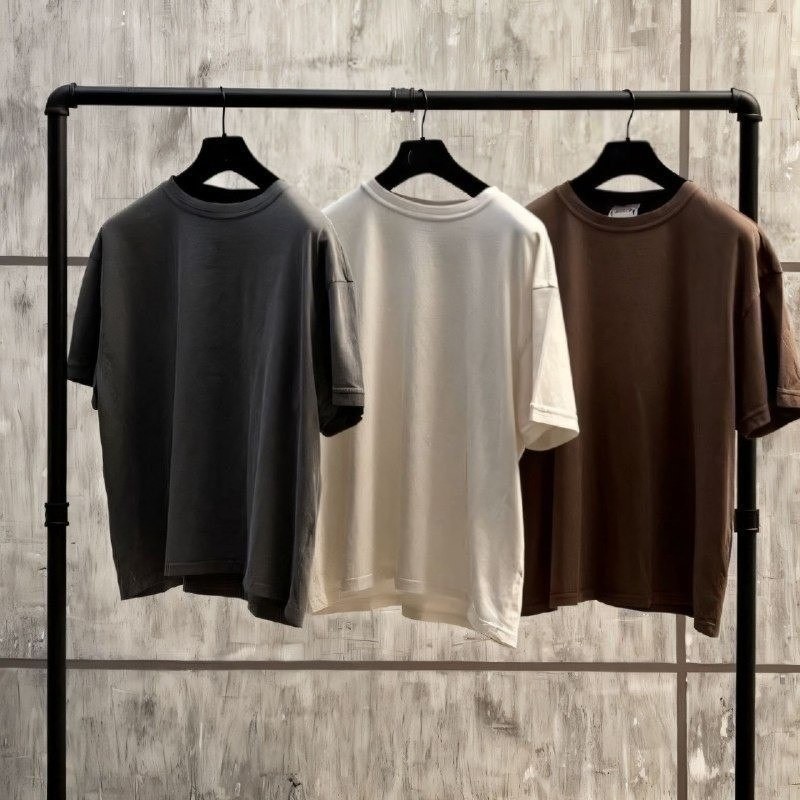 Kit Camisa Oversized Masculino Blusa Streetwear Algodão