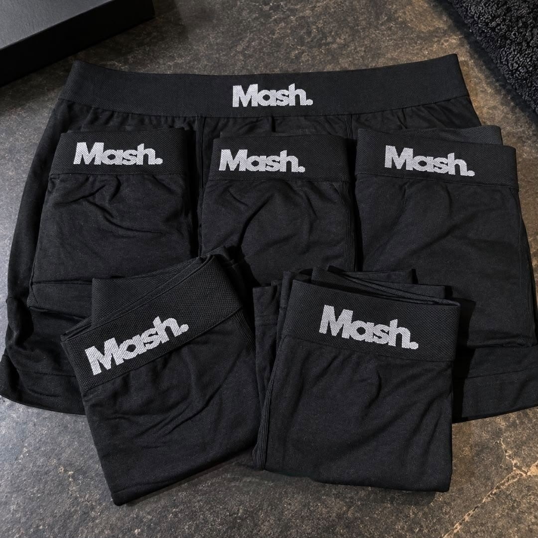 Kit com 6 Cuecas Boxer Mash Poliamida Toque Gelado (P ao GG)