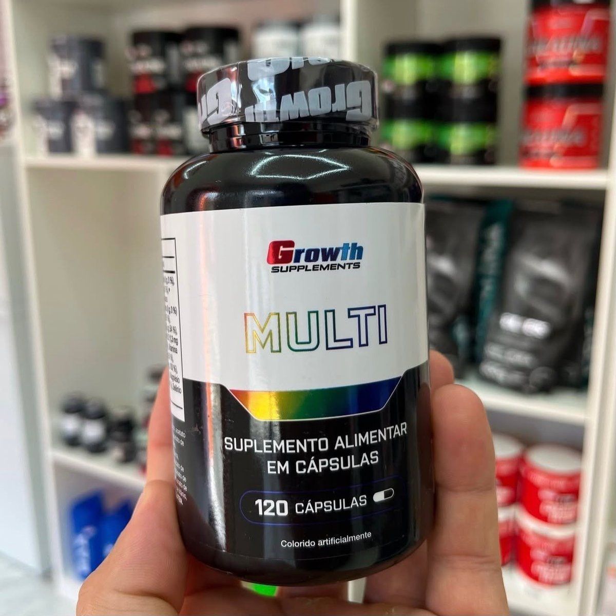 Multivitamínico Growth Supplements em cápsula Sem sabor x 100g de 120 um