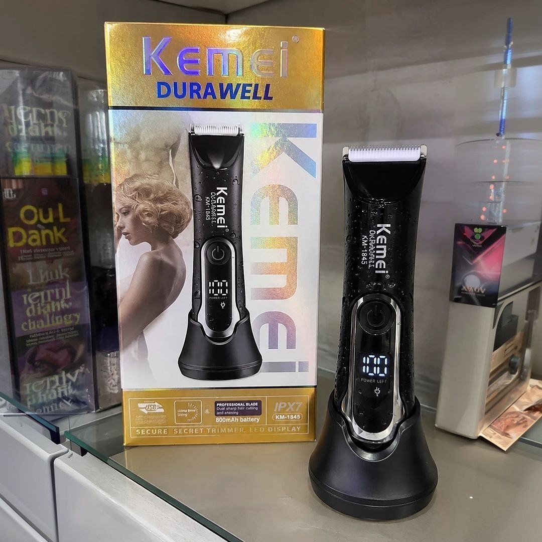Máquina Kemei KM-1845 Sem Fio Recarregável