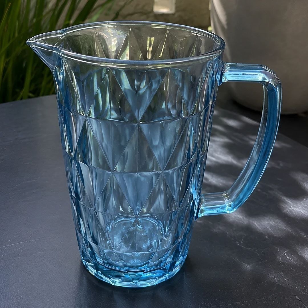 Jarra Diamond em Vidro Âmbar ou Azul 1200ml - Gamma