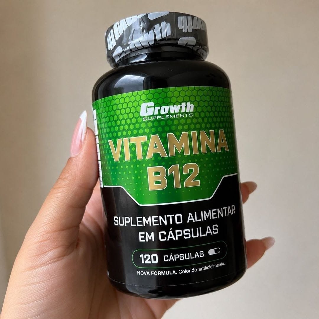 Vitamina B12 120 cáps. Growth Supplements