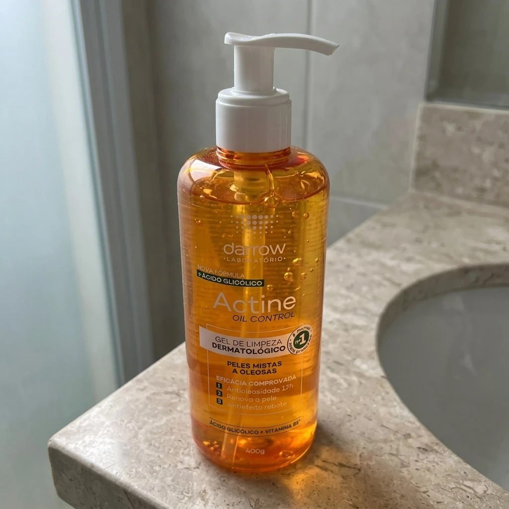 Gel de Limpeza Facial Darrow Actine Oil Control Pele Mista Oleosa 400g