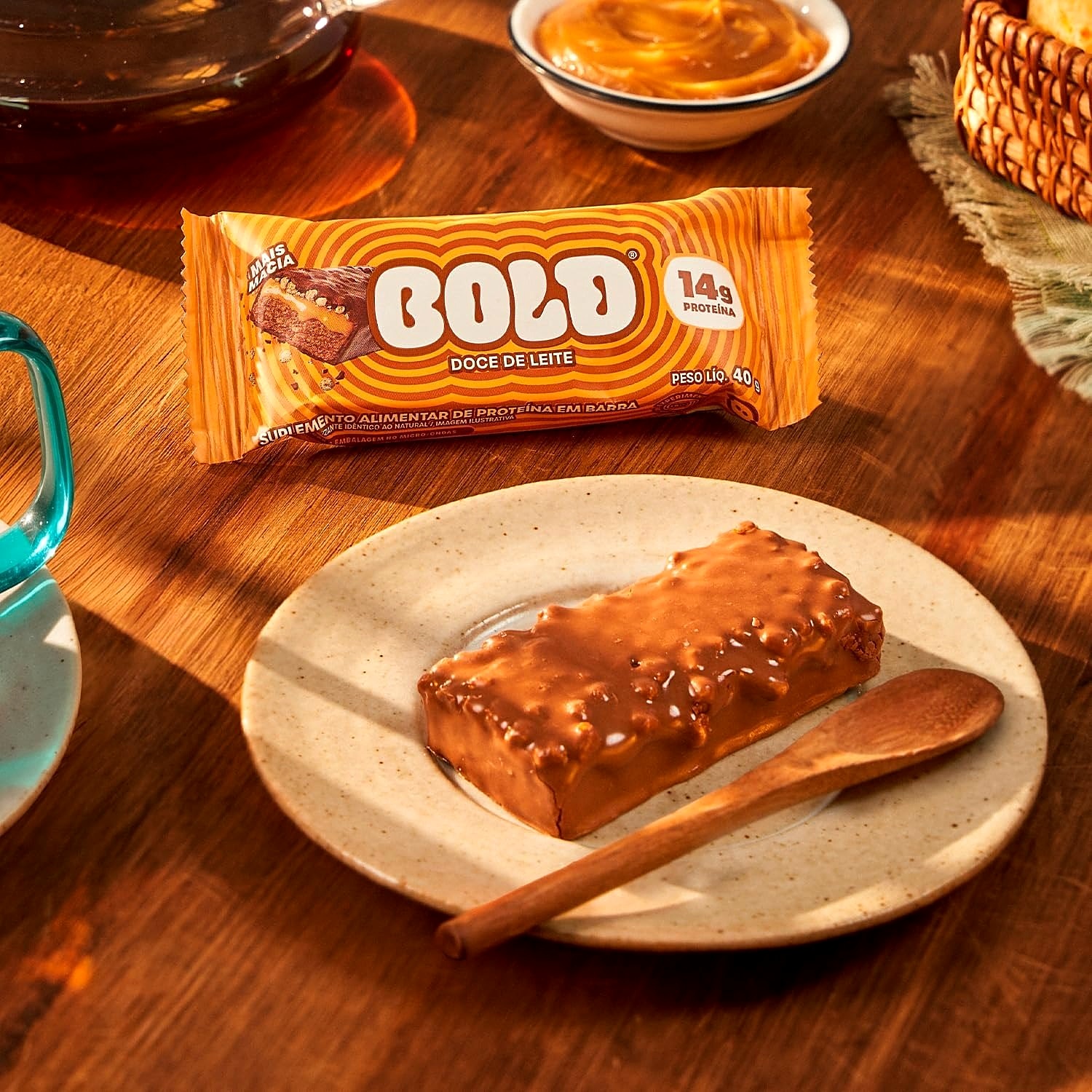 🍫 Kit com 4 Bold Doce de Leite 14g de Proteina