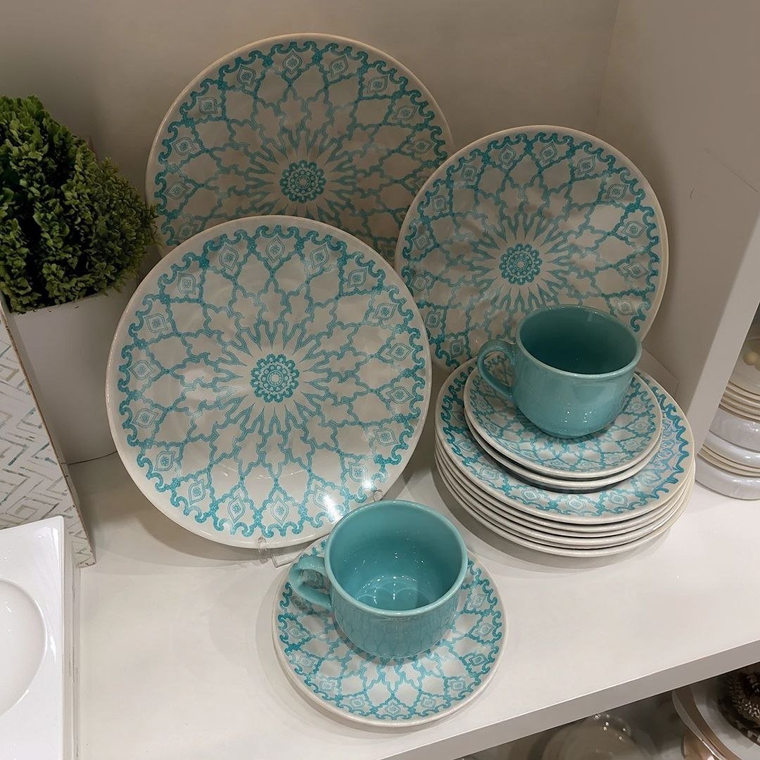 Aparelho de Jantar e Chá 20 Pçs Biona Donna Mandala