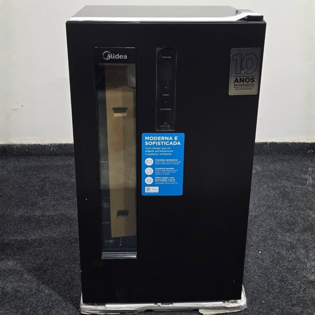 Cervejeira Preta Frost Free 82 Litros Midea Cor Preto 220v