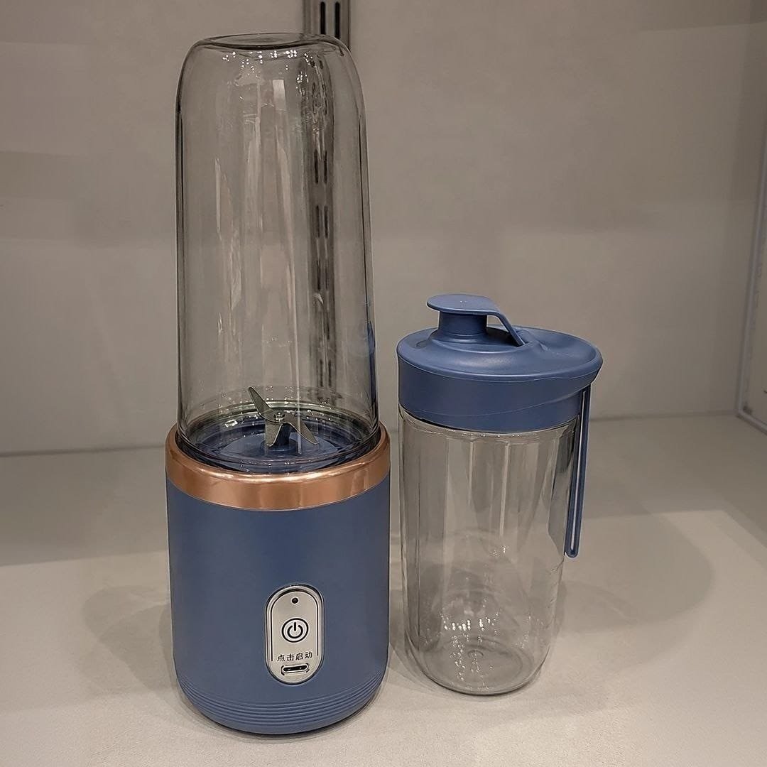 Mini Liquidificador Copo Mixer Elêtrico Batedor Shake Frutas