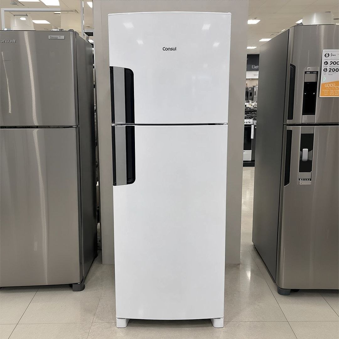 Geladeira Consul Frost Free 377 Litros Duplex Branca - CRM44MB 127V