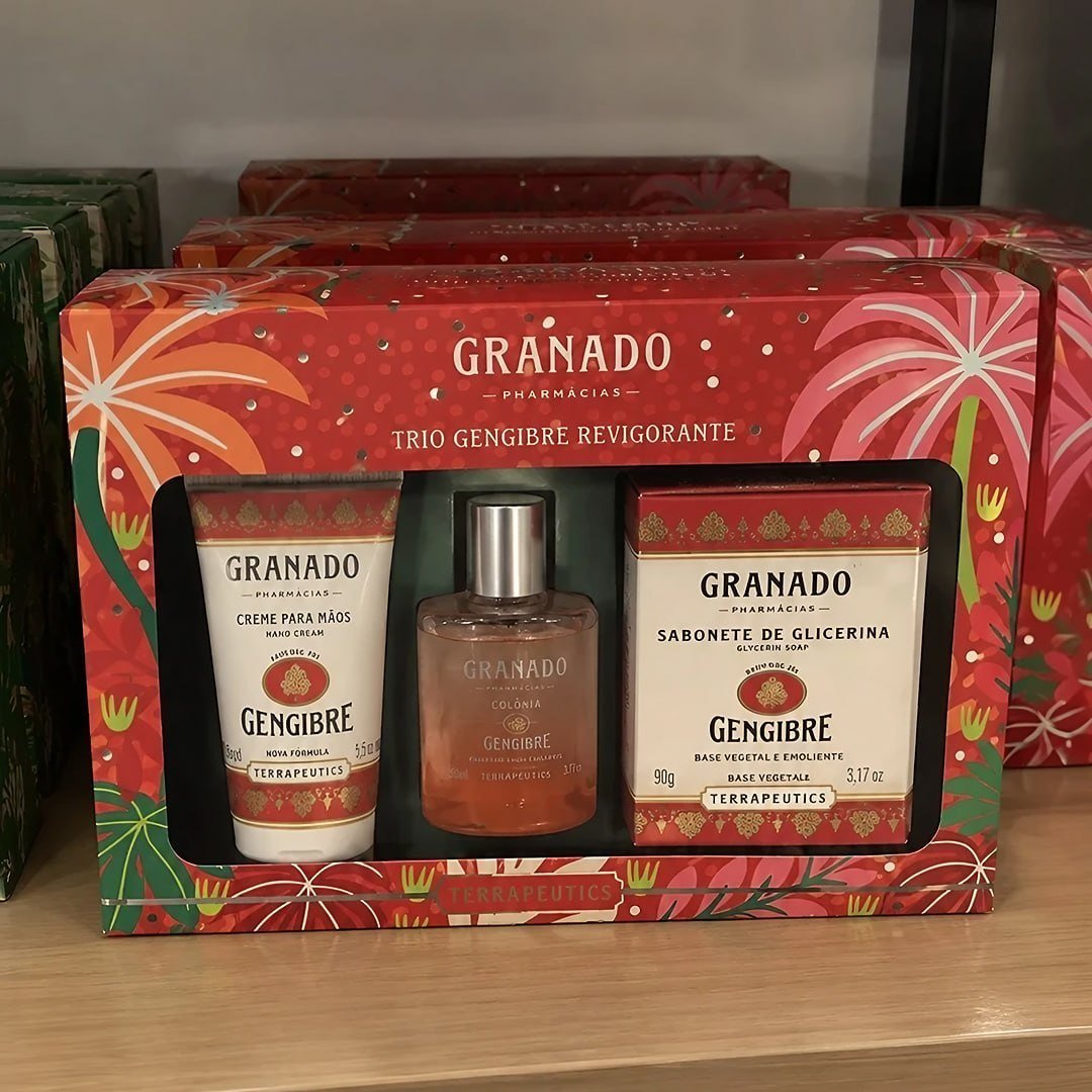 Granado Kit, Terrapeutics, Trio Gengibre Revigorante