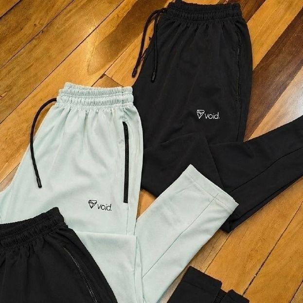 Kit com 2 Calças Jogger Tactel Com Elastano (P ao G1)