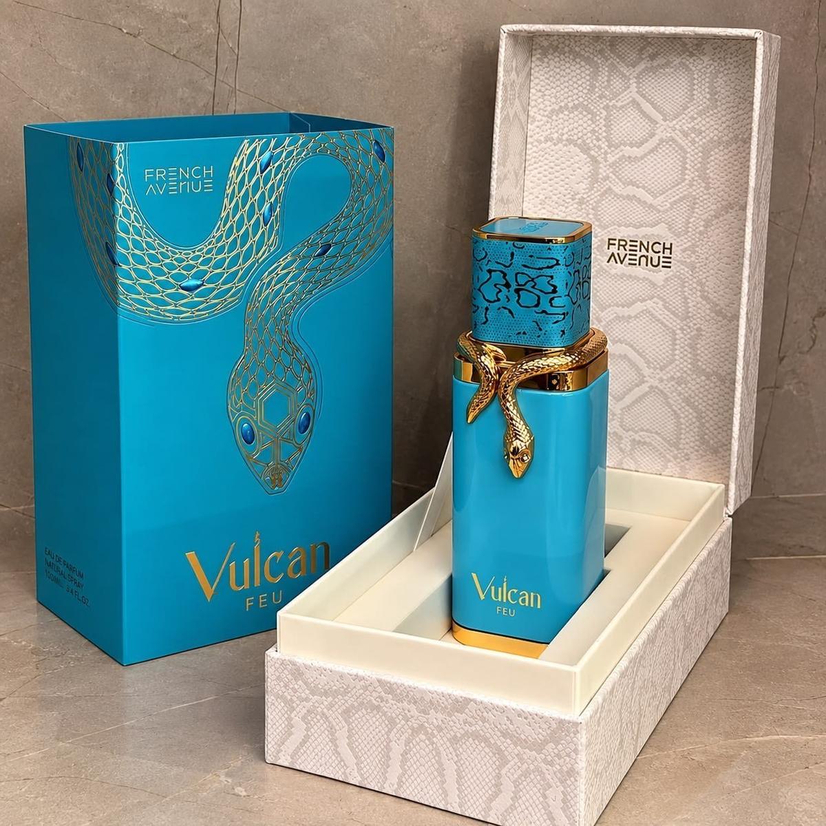 Perfume Arabe Vulcan Feu Citrico Frutado Edp 100ml Lipx