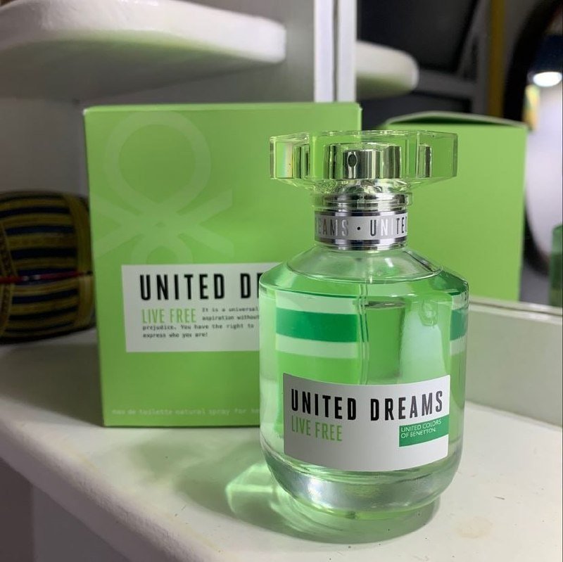Perfume Benetton United Dreams Live Free Eau de Toilette 80 ml Feminino