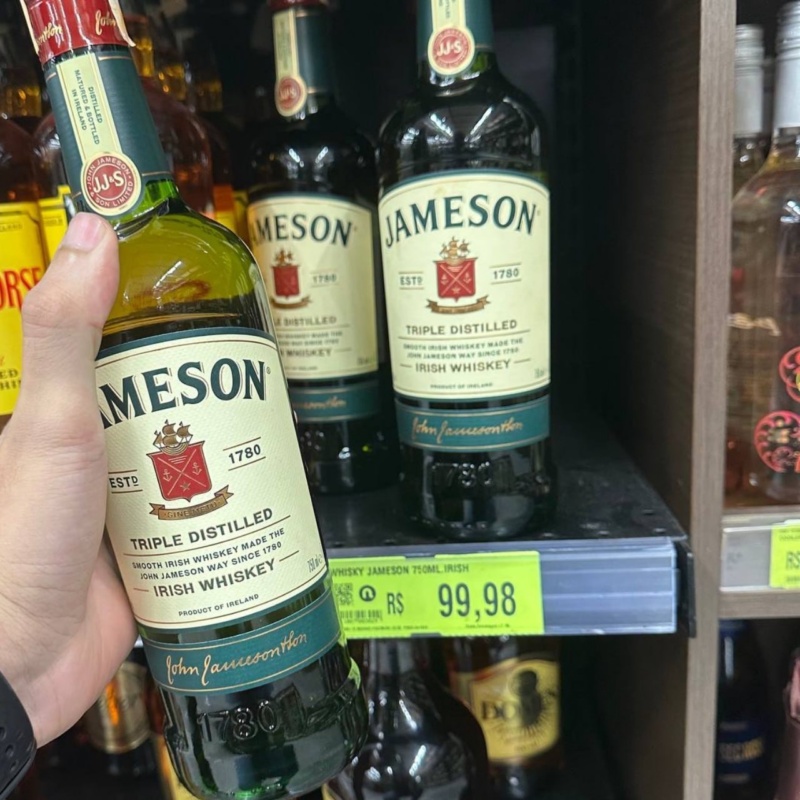 Jameson - Whiskey Irlandês, 750 ml