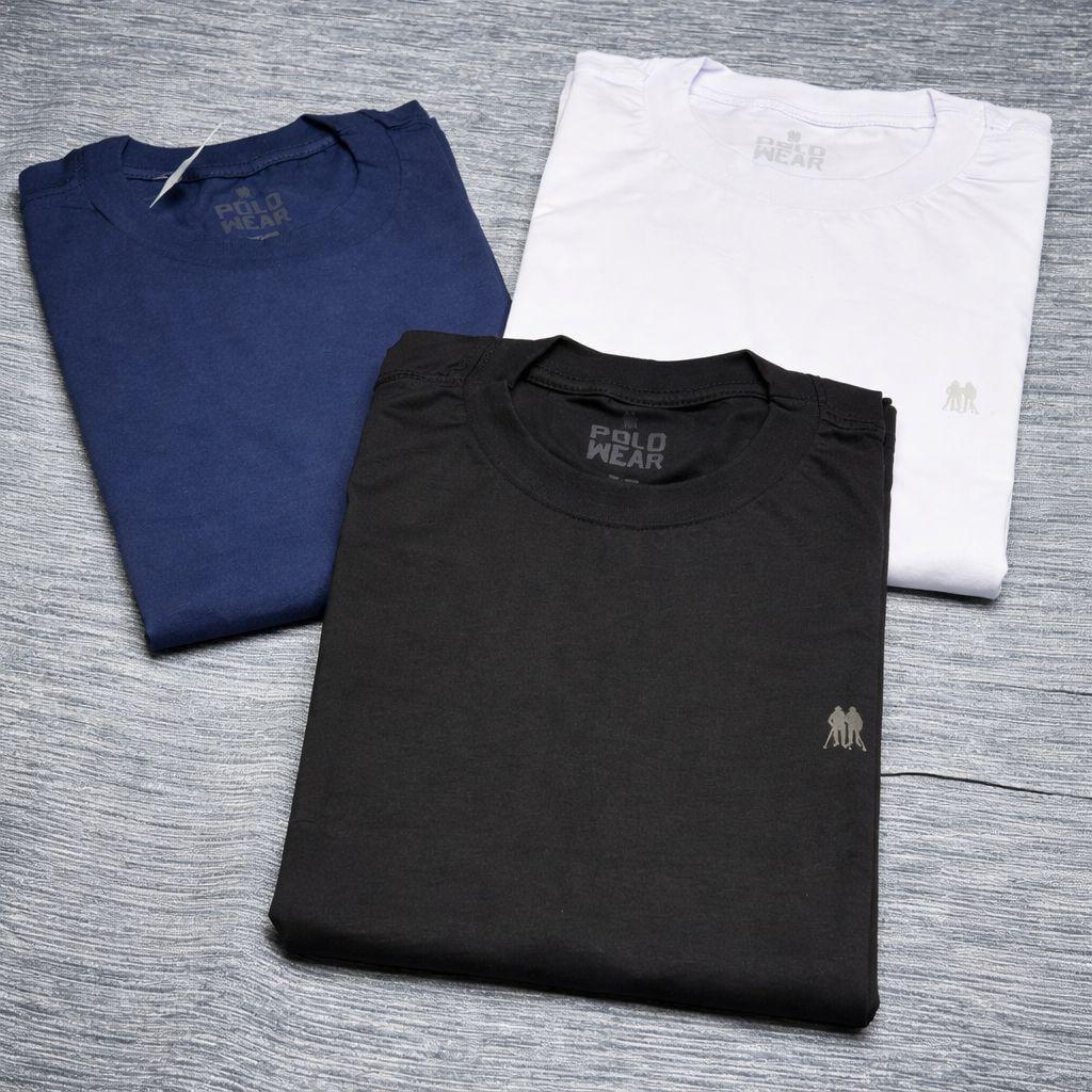 Kit 3 Camisetas Premium Masculinas Polo Wear