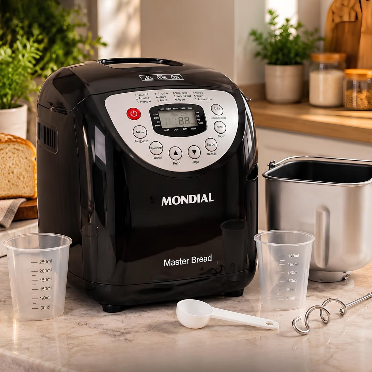 Panificadora Automática Master Bread, Mondial, Preto, 700W, 220V - NPF-53
