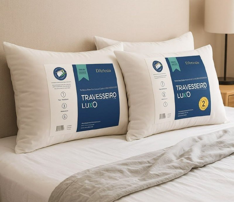 Kit 2 Travesseiro Antialérgico Regulável Lavável Fibra 50x70 Branco