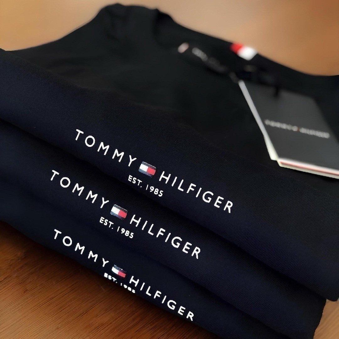 Camiseta Tommy Hilfiger Masculina Logo Tee Marinho (P ao XGG)