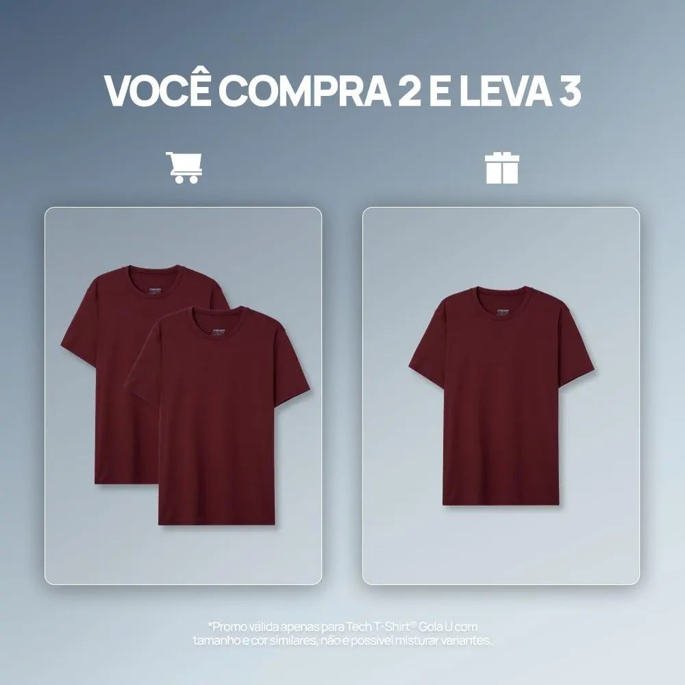 Compre 2 Camisetas Techs T-shirts Masculina Insider E Leve 3