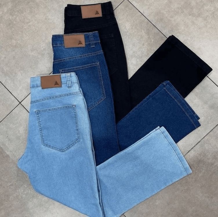 Kit 3 Calças Jeans Masculina Com Elastano Super Confortável