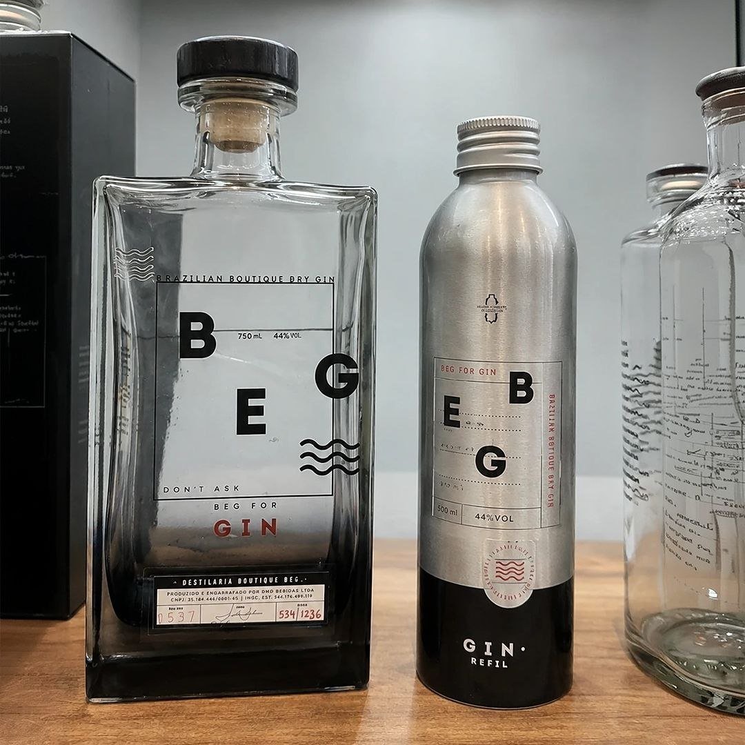 BEG - Brazilian Boutique Dry Gin 500ml Refil