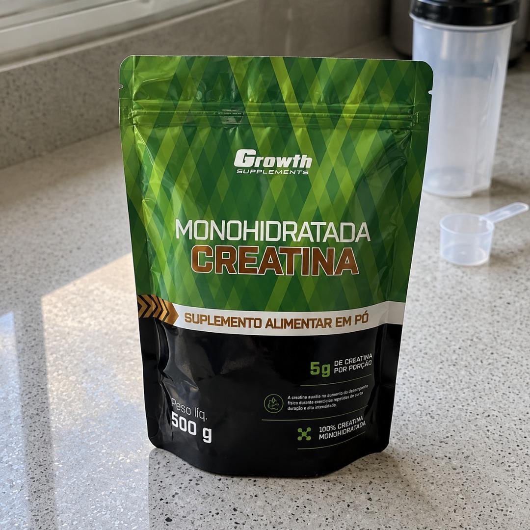 Creatina Monohidratada 500g Pouch Growth Supplements