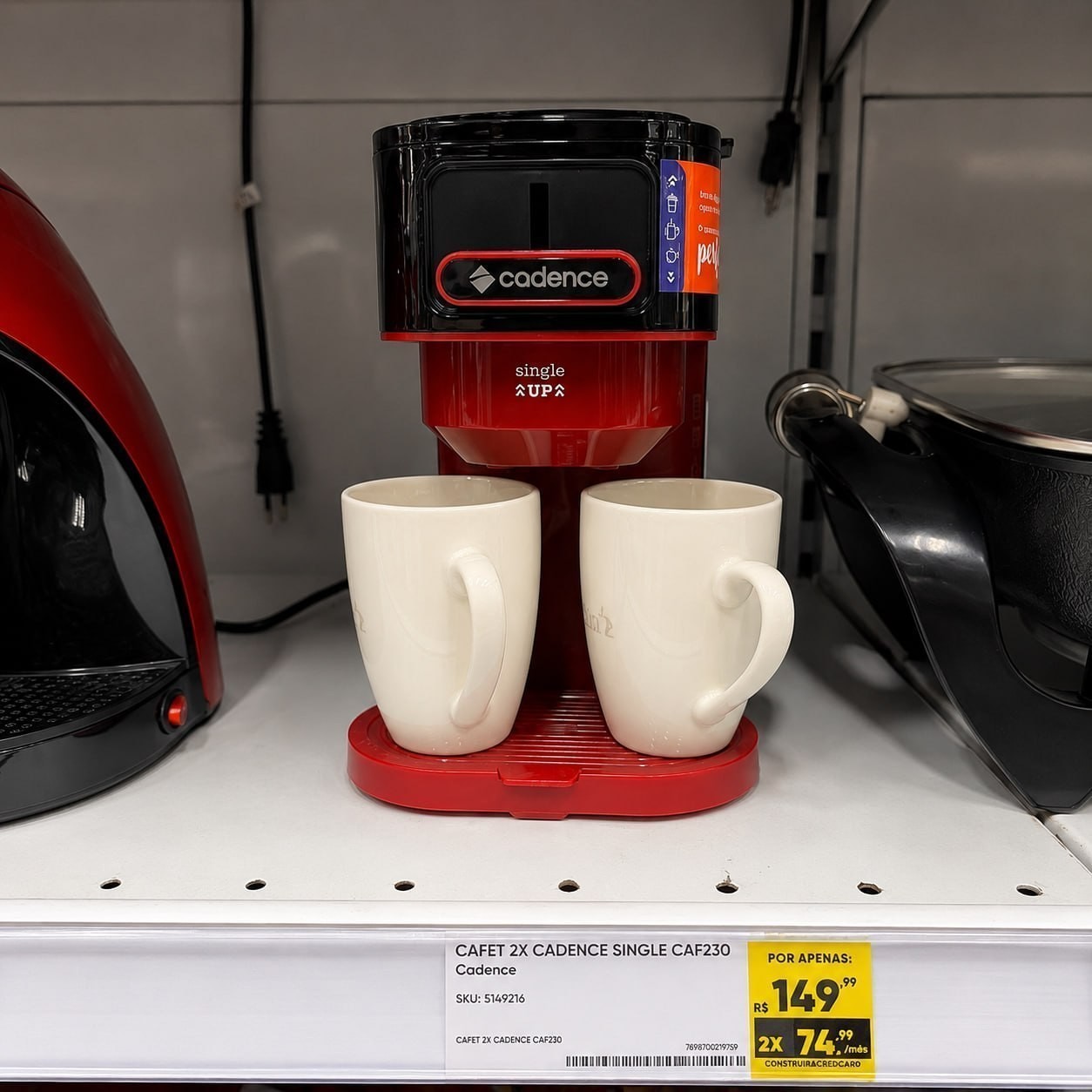 Cafeteira Cadence Single Up, CAF230 127V