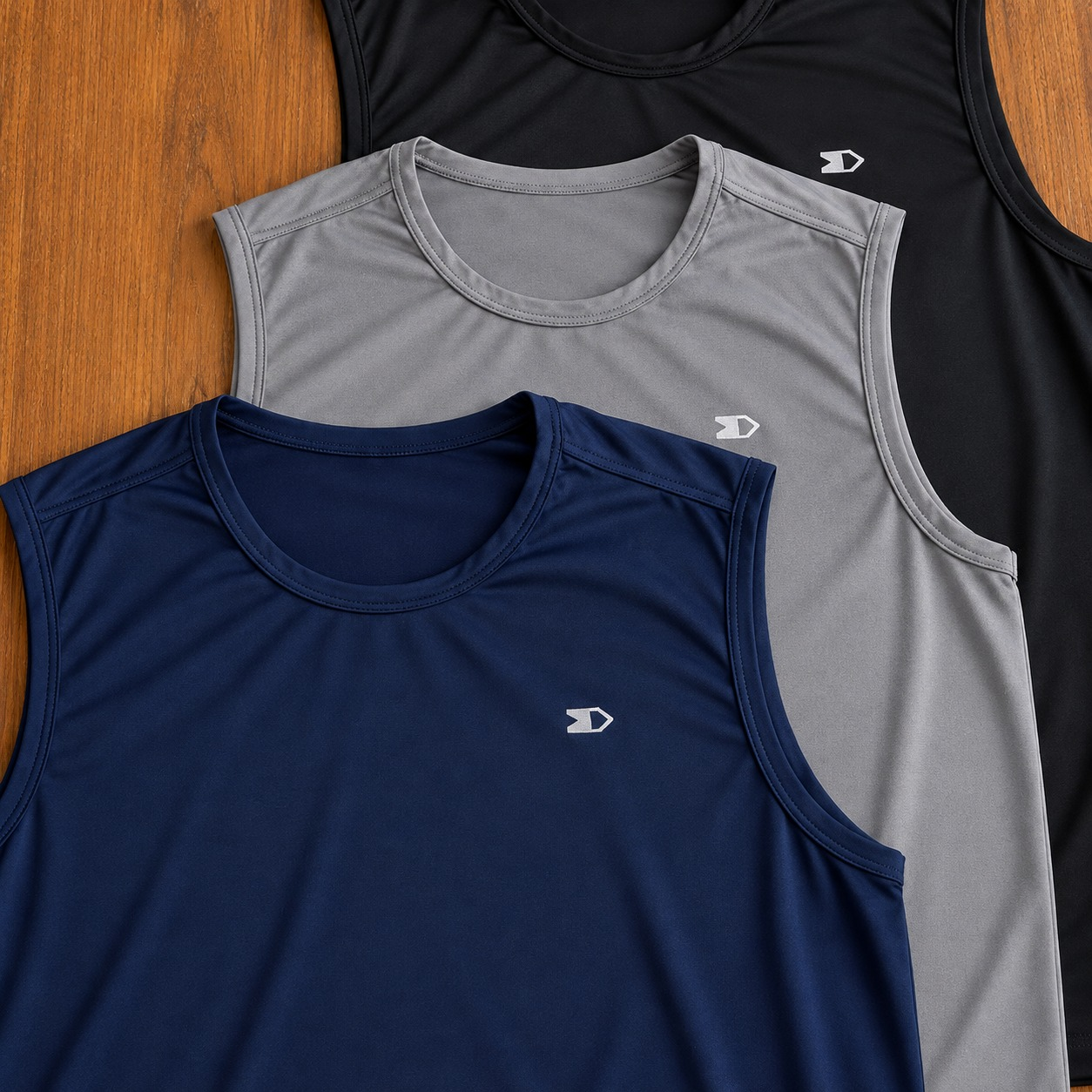 Kit com 3 Camisas Regatas Dry-fit Sandrini
