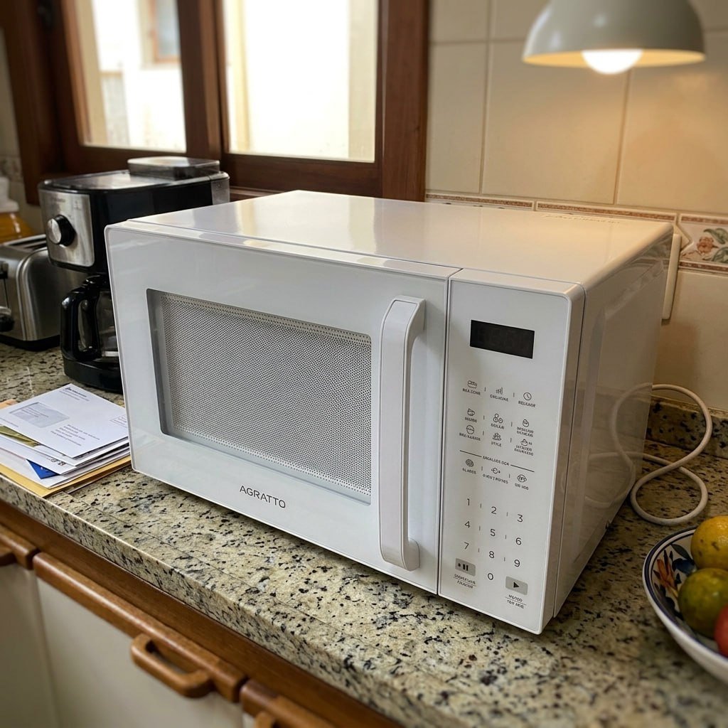 Micro-ondas Agratto 32 Litros Branco Amic02bn-01 1400w 127v