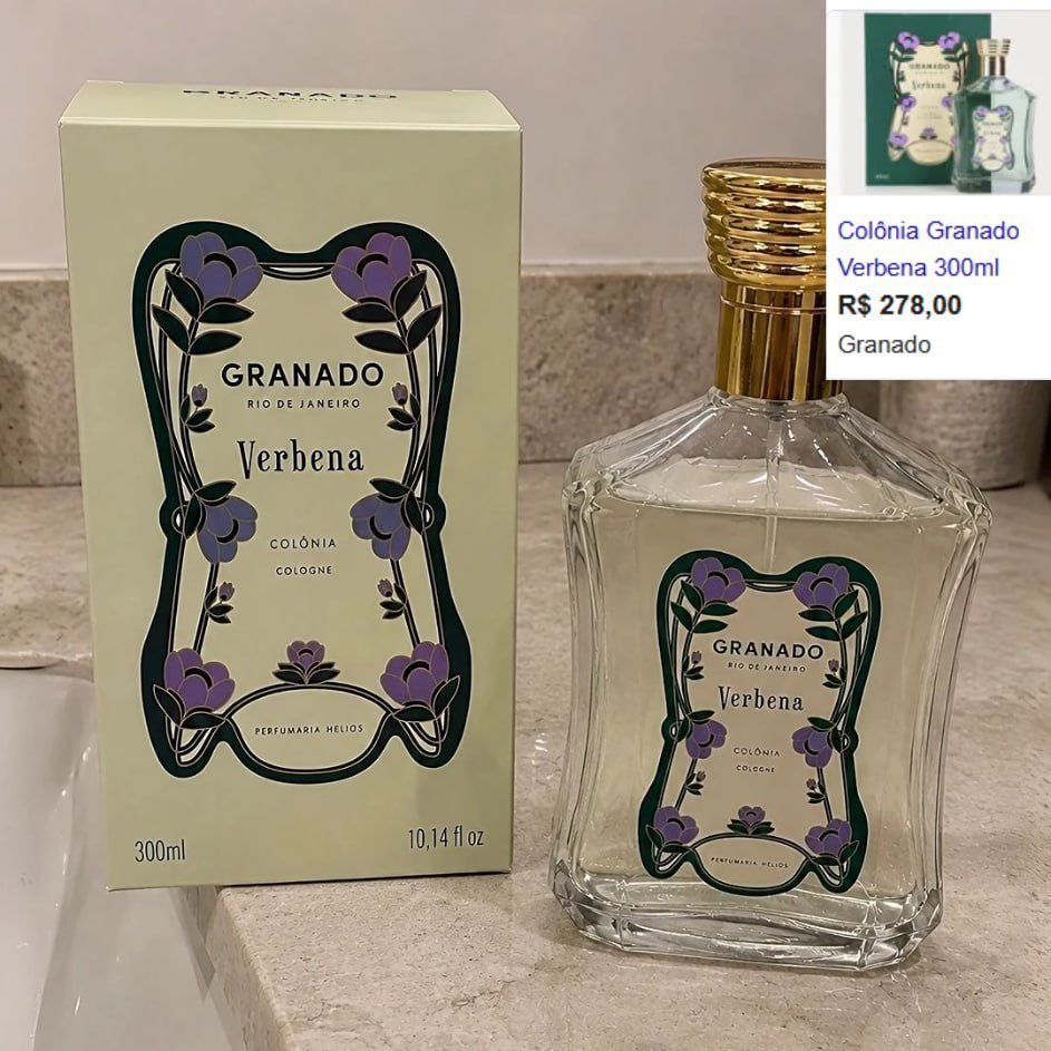 Granado Colônia, Vintage, Verbena, 300ml