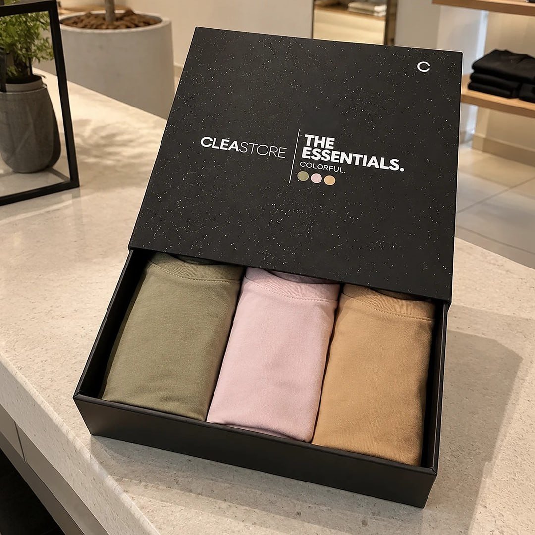 Kit 3 T-shirts Oversized Colorful Algodão Cléa Store