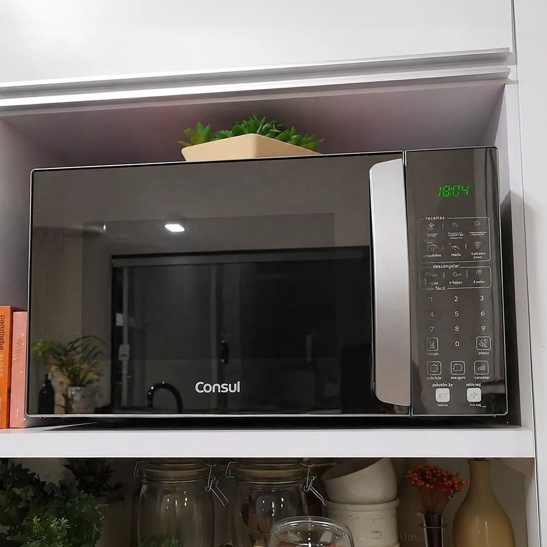 Micro-ondas 32 Litros Cms46ar Cinza Consul