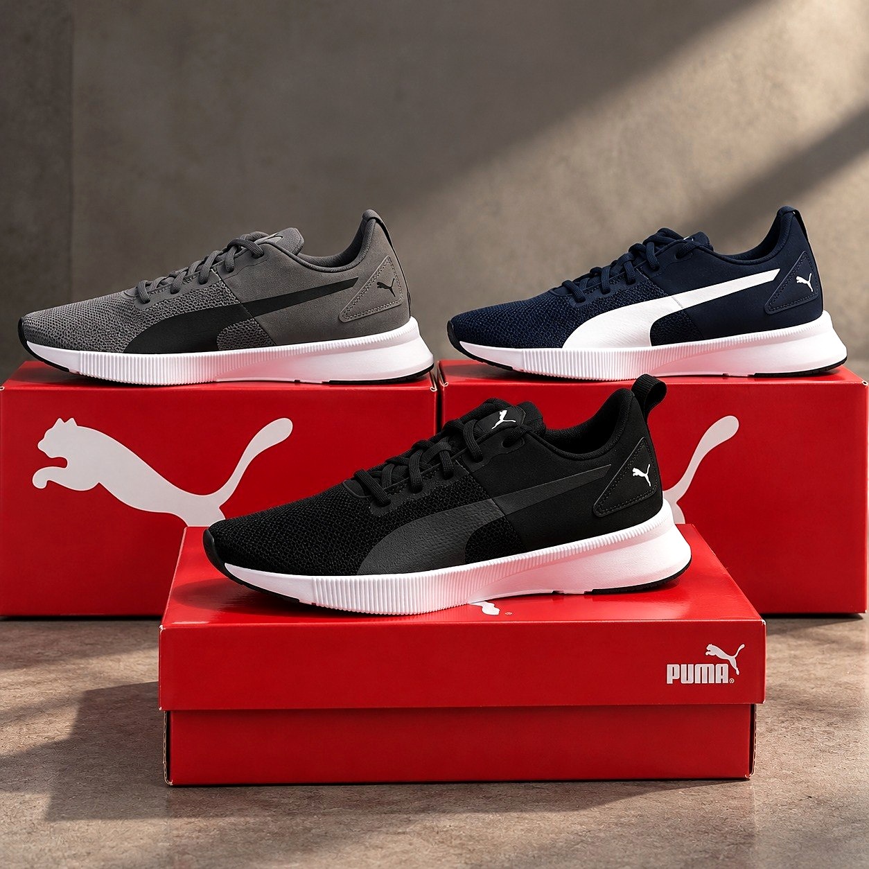 👟 Tênis Puma Flyer Runner Mesh Bdp (4 cores)