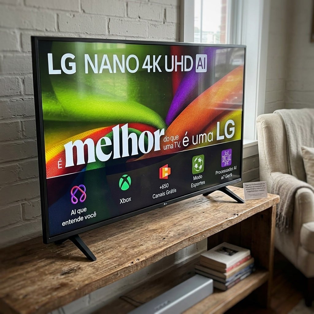 Smart TV 4K 43" LG NANO UHD AI NU850 2026 43NU850BPSA