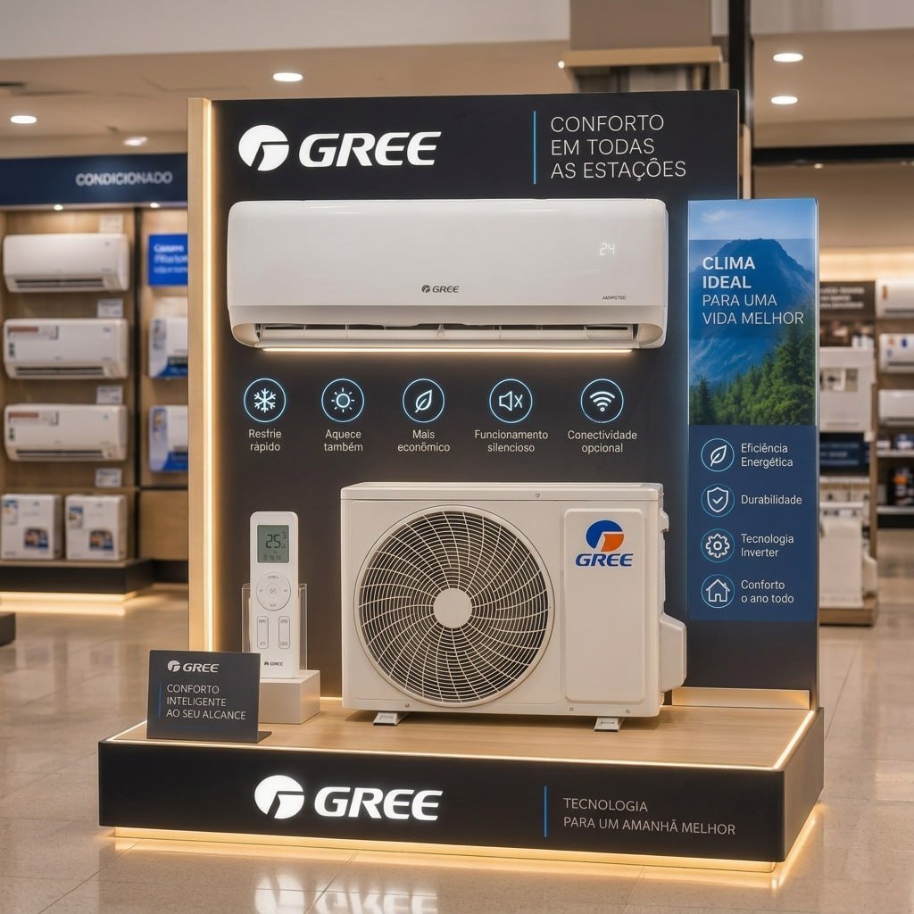 Ar Condicionado Gree G-side 9000 Btus Quente/frio 220v
