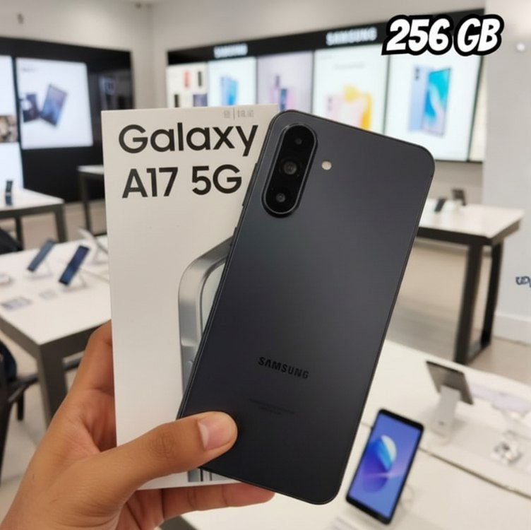 Celular Samsung Galaxy A17 Com Ia, 256gb, 8gb Ram, Câm De 50mp, Tela De 6.7 , Nfc, Ip54 - Azul