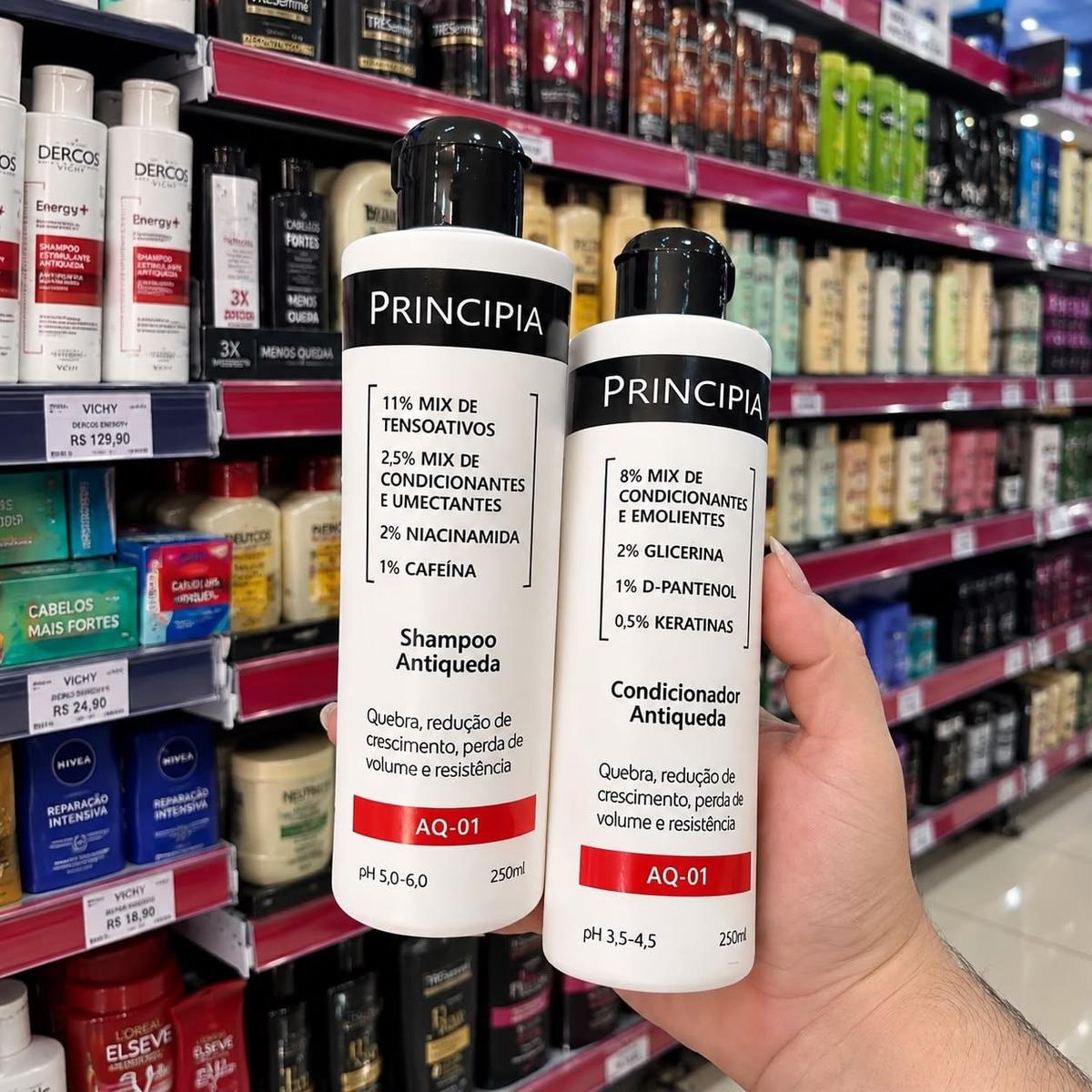 Kit Shampoo E Condicionador Antiqueda Aq-01