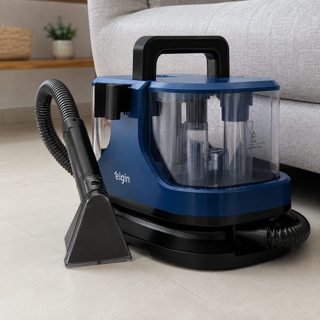 Extratora Remove & Clean 3 Em 1 Elgin 1.650w 110v Azul-escuro