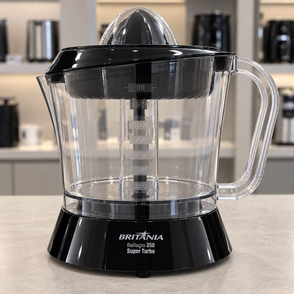 Espremedor De Frutas Super Turbo Bellagio 350 Preto Britânia Preto 60