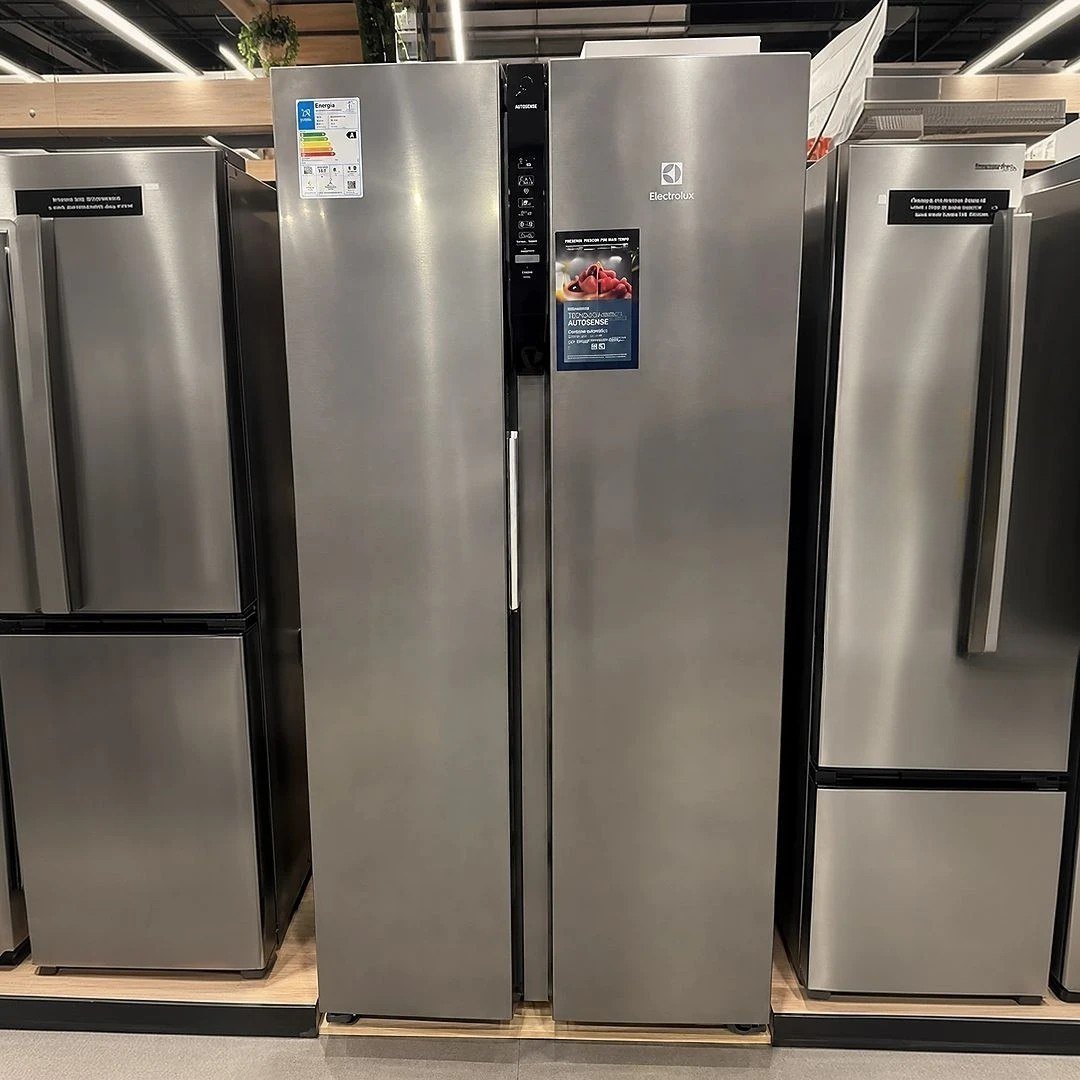 Geladeira Electrolux Side by Side Efficient com Tecnologia Autosense 435L (IS4S) 127V