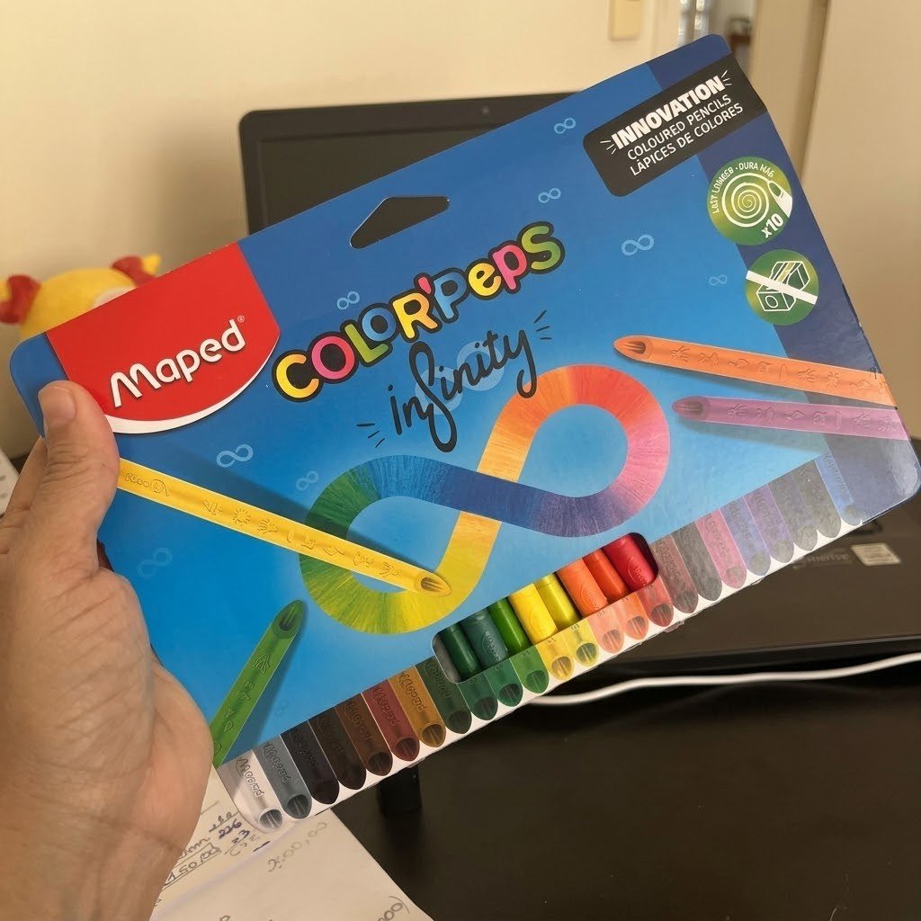 Lapis De Cor 24 Cores Color Peps Infinito Maped