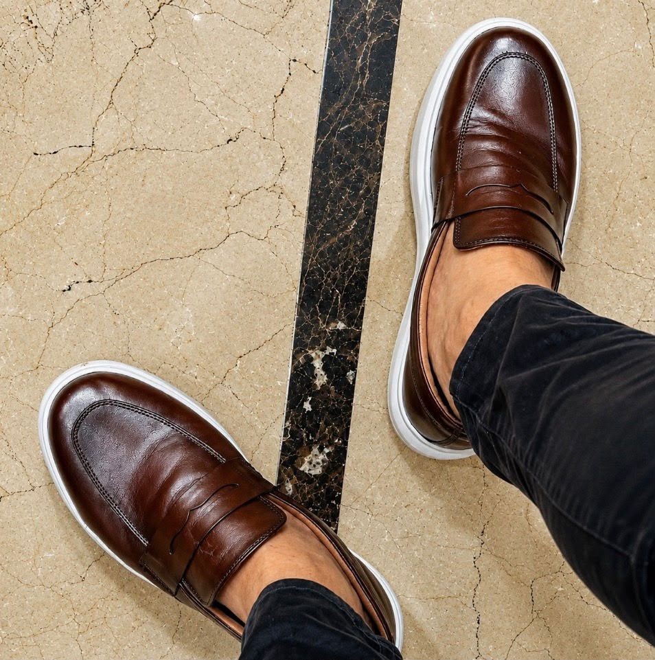 Sapato Loafer Masculino Mocassim Couro Casual Comfort Luxo (37 ao 46)