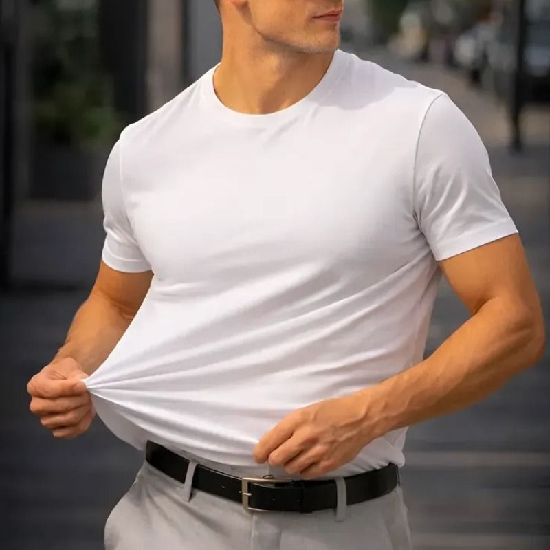 Camiseta Modal Malha Peruana (P ao G1)