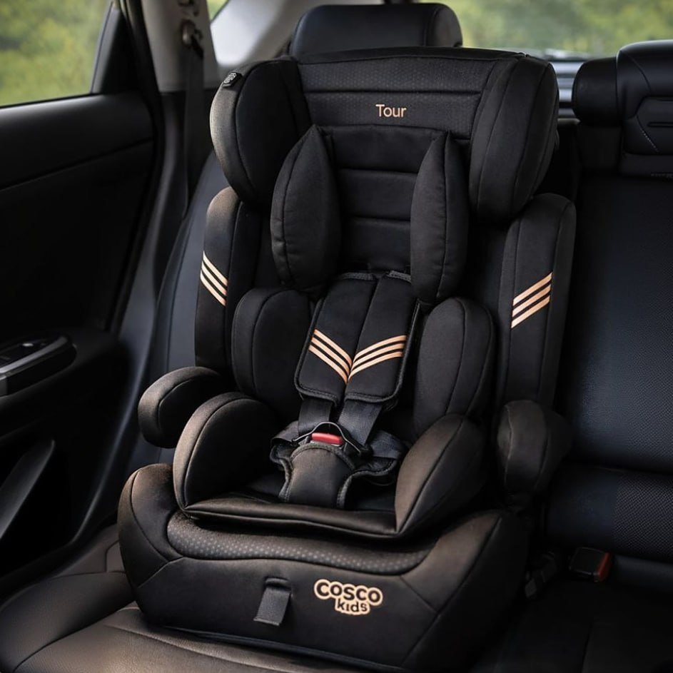 Cadeirinha Cosco Kids, Progress, 0 a 36kg, Preto Bronze