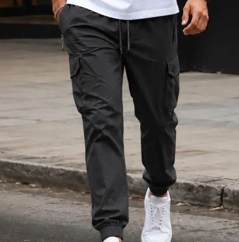 Calça Cargo Slim com Elastano Esportiva