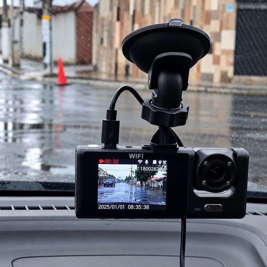 Câmera Automotiva Icarbonx Icx0524 Wifi 1080p Dash Cam