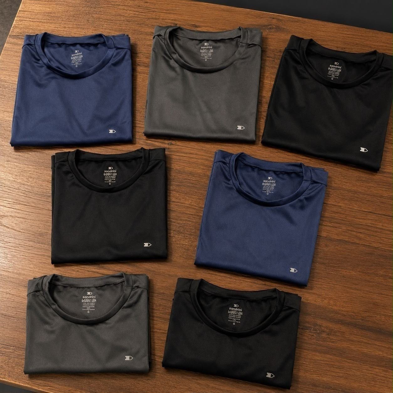 Kit 8 Camisas Sandrini Dry-Fit (P ao GG)