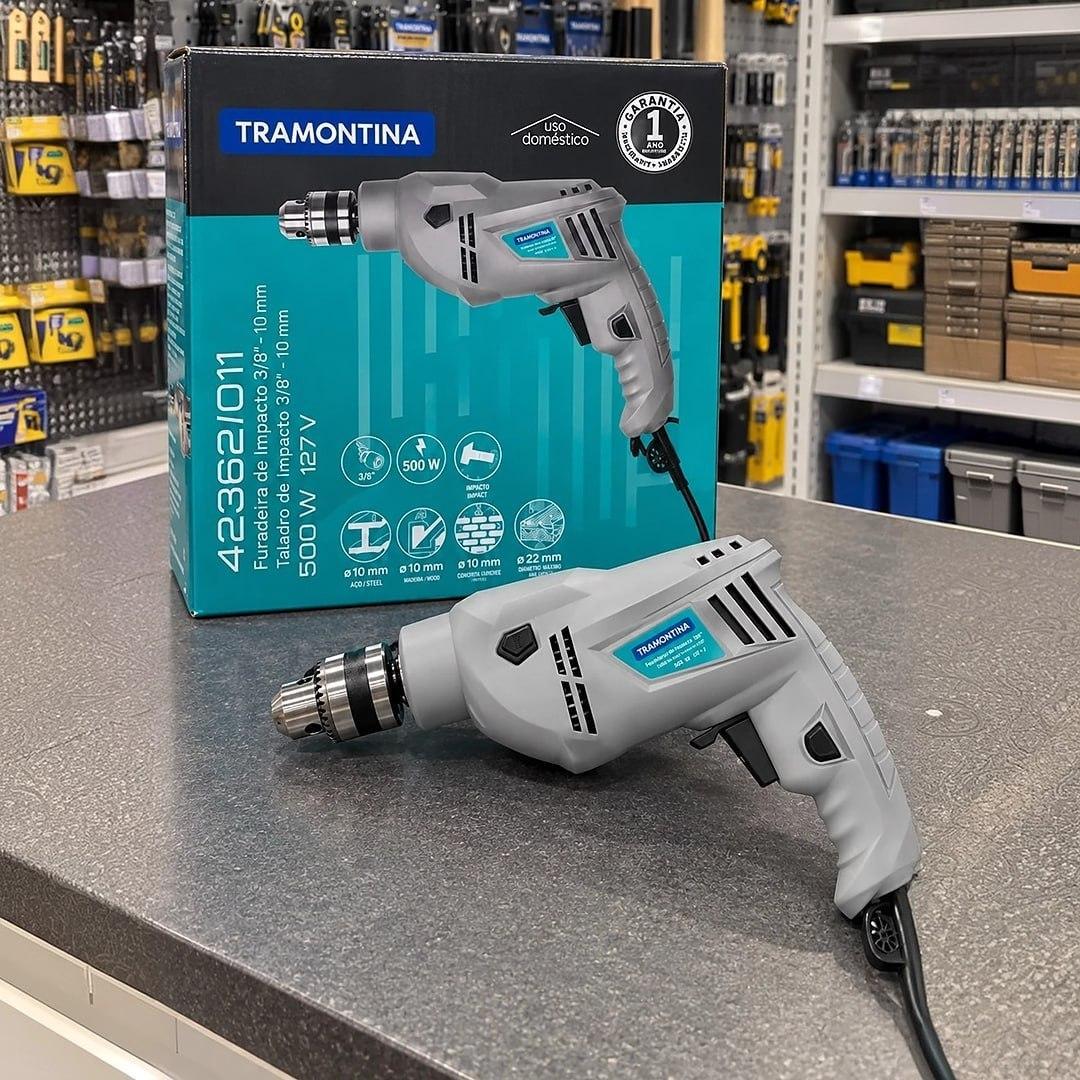 Furadeira de impacto 3/8" 500W, 110V