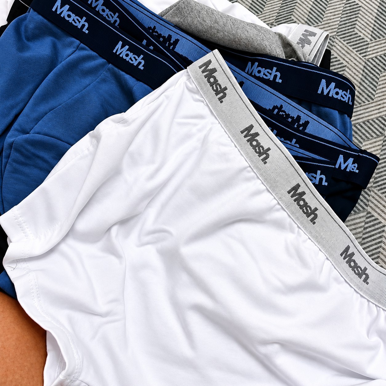 Kit Com 10 Cuecas Boxer Algodão Cotton Masculina Adulto Mash (P ao GG)